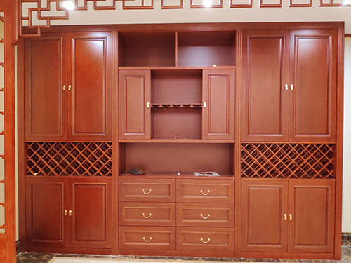 龙湖中式家居装修之中式酒柜装修效果图