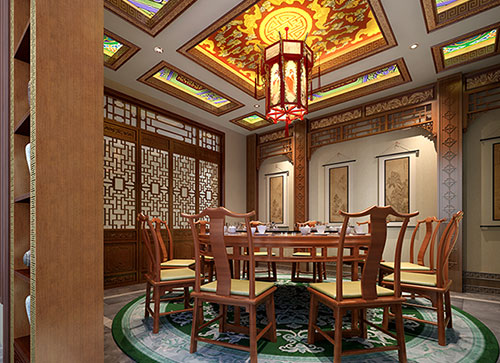 龙湖中式古典风格家居装修设计效果图